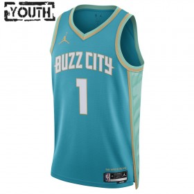 Dječji NBA Dres Charlotte Hornets LaMelo Ball Jordan 2023-24 City Edition Teal Swingman